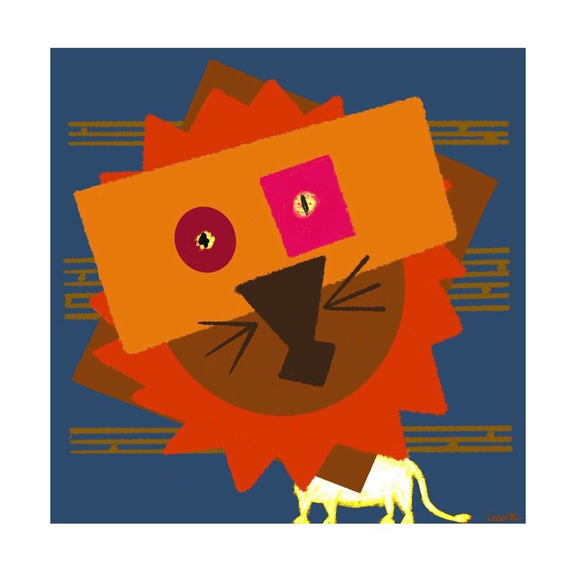 « A Lion » par Cece MC - cartes postales