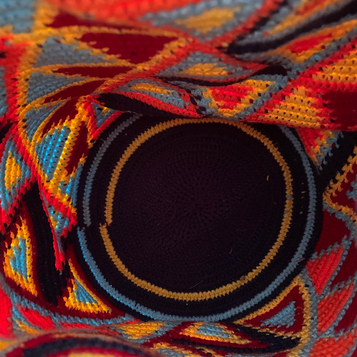 Sac Wayúu - moyen/pompons